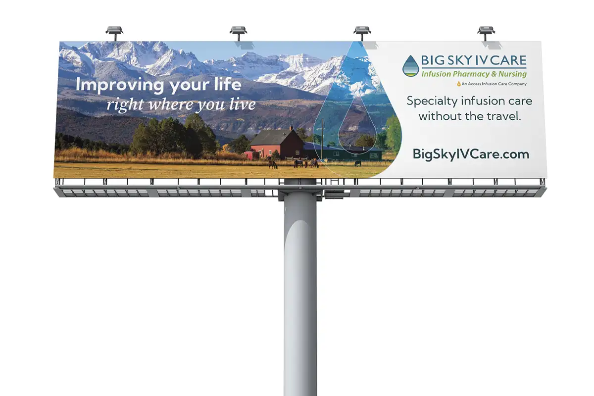 Access Infusion Care billboard ad