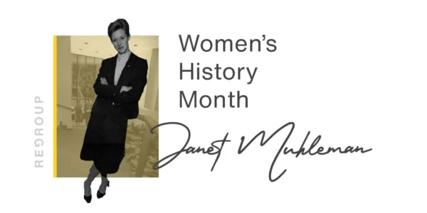 Women's History Month thumbnail featuring Jan Muhleman