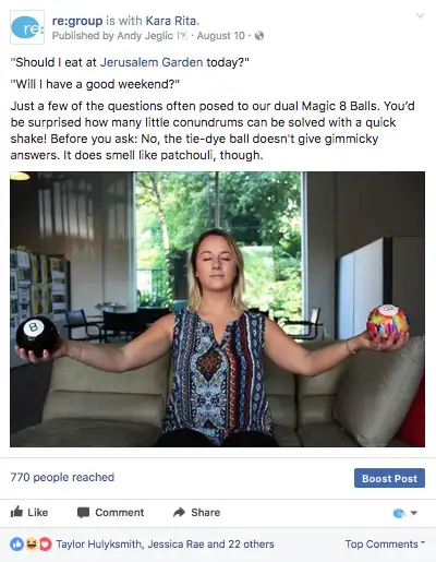 Facebook post screenshot