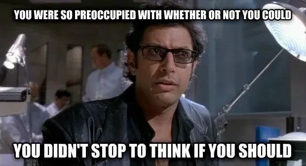 Dr. Ian Malcolm Jurassic Park meme