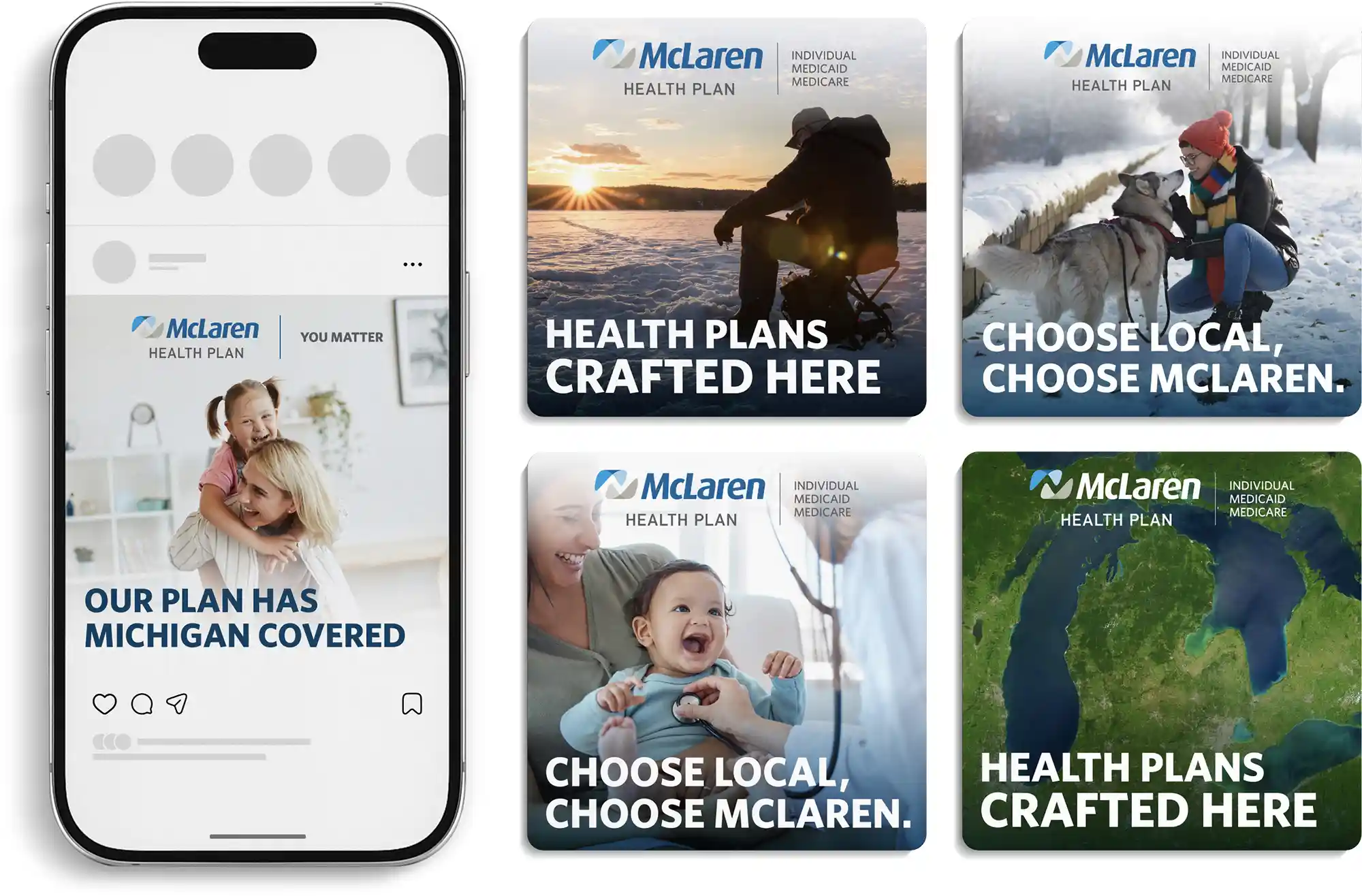McLaren Health Plan mobile ads