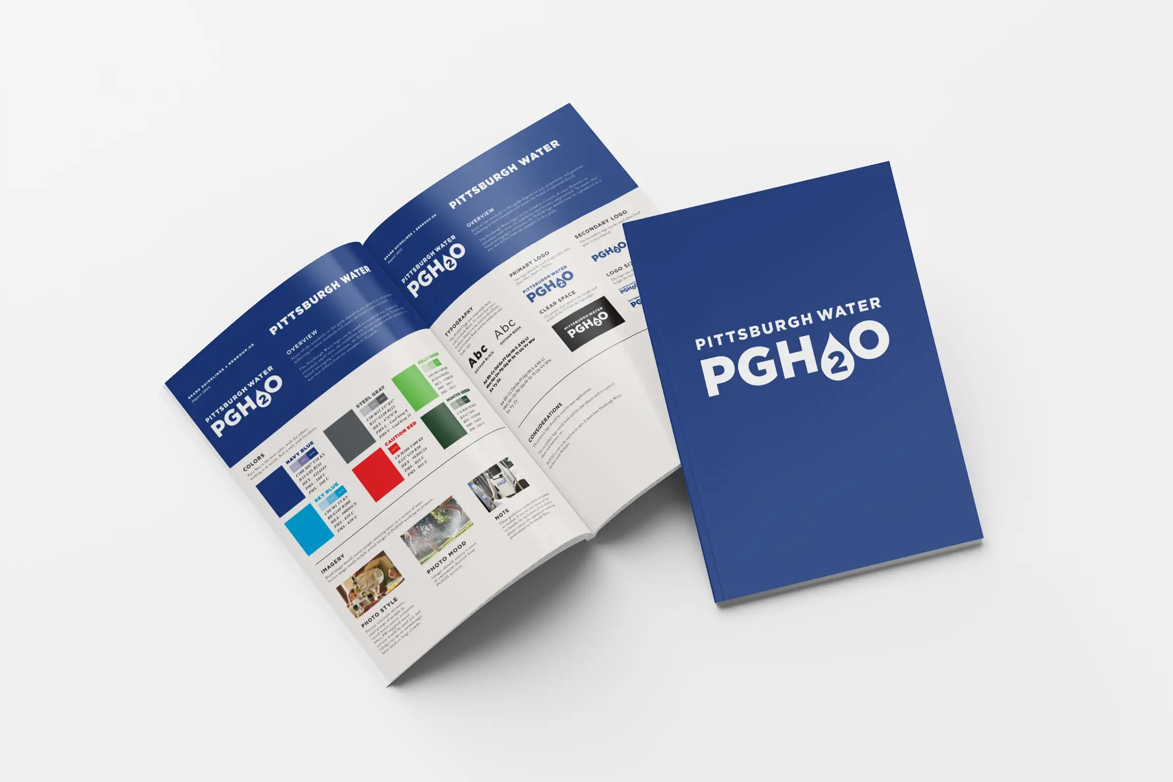 Pittsburgh Water brand guidelines booklet