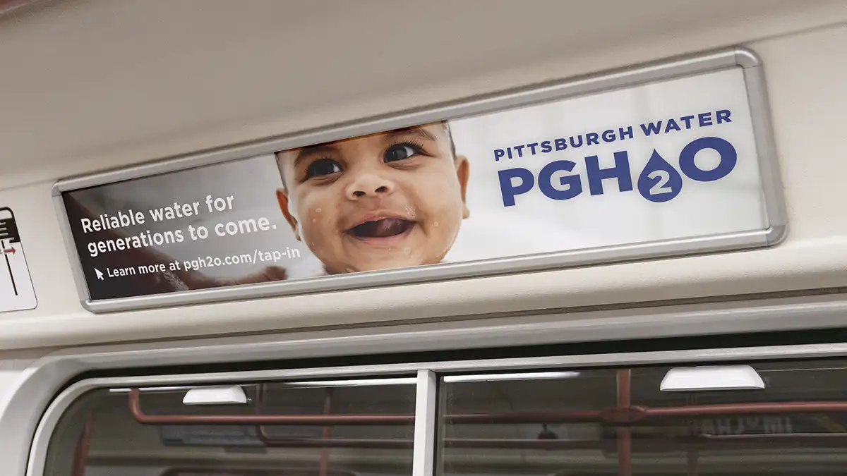 Pittsburgh Water bus ad