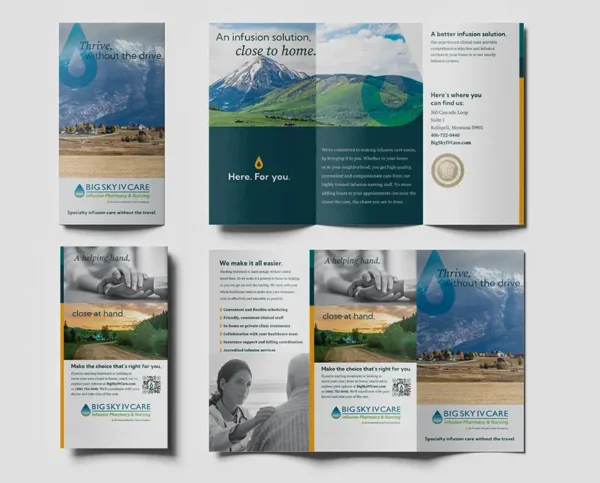 Access Infusion Care pamphlets