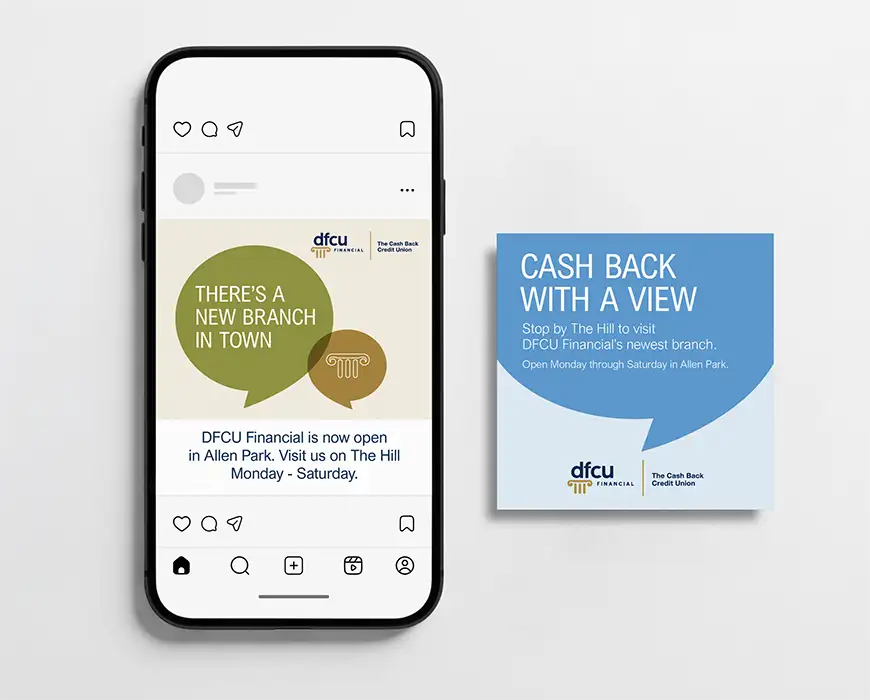 DFCU Financial Instagram ad