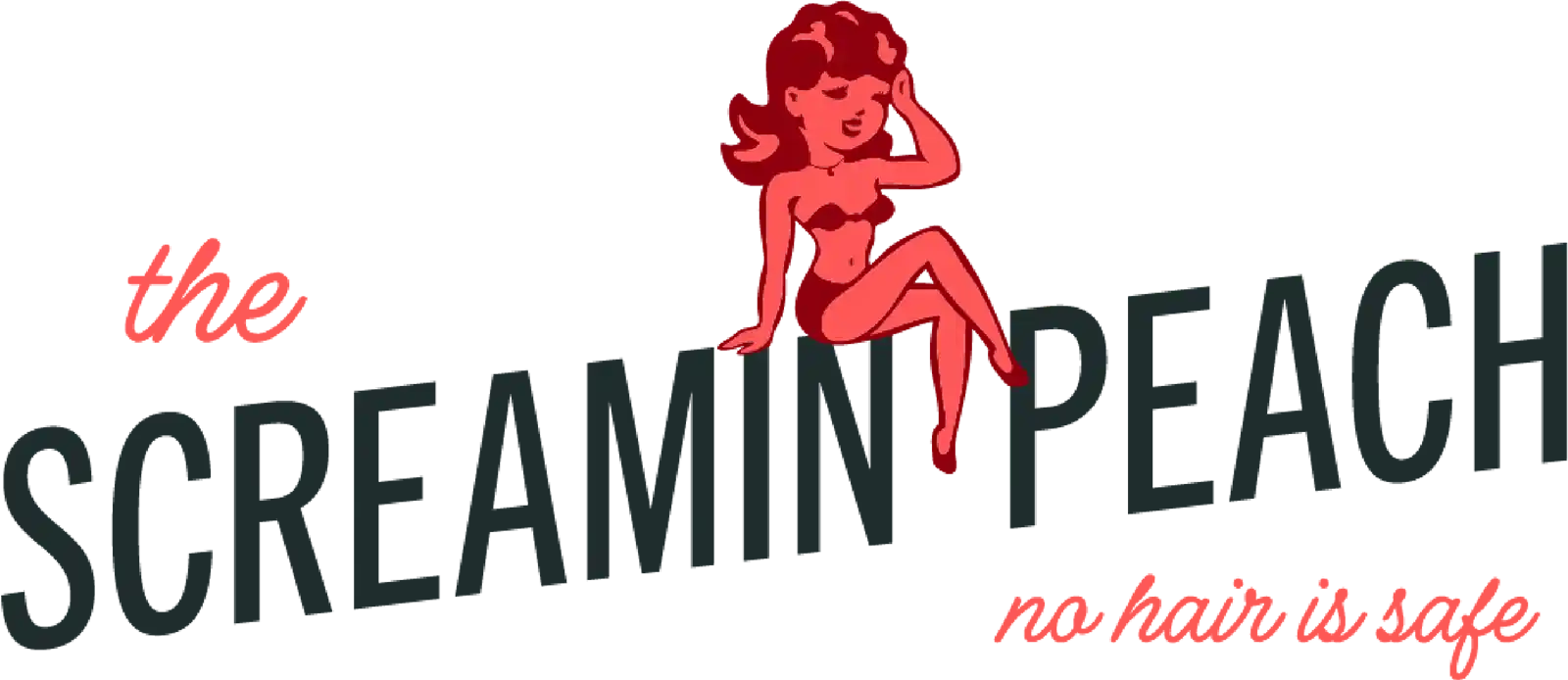 new logo with tagline for The Screamin Peach